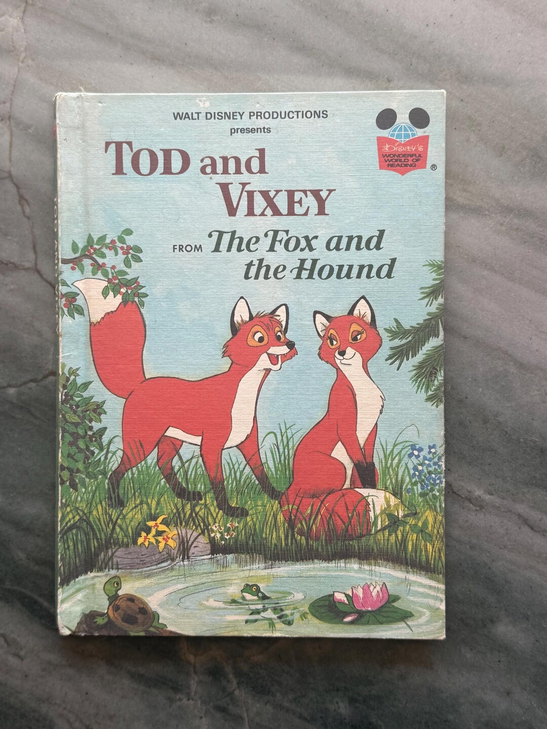 The Fox and the Hound Tod and Vixey 1981 Disney Hardcover Children’s ...