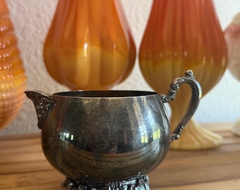 Vintage Oneida Silver Plated Creamer | Elegant Silver Cream Pitcher | Classic Serving Piece | Traditional Tableware Decor