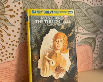 Vintage Nancy Drew Mystery of the Tolling Bell Hardcover Carolyn Keene Collectible Mystery Novel Book