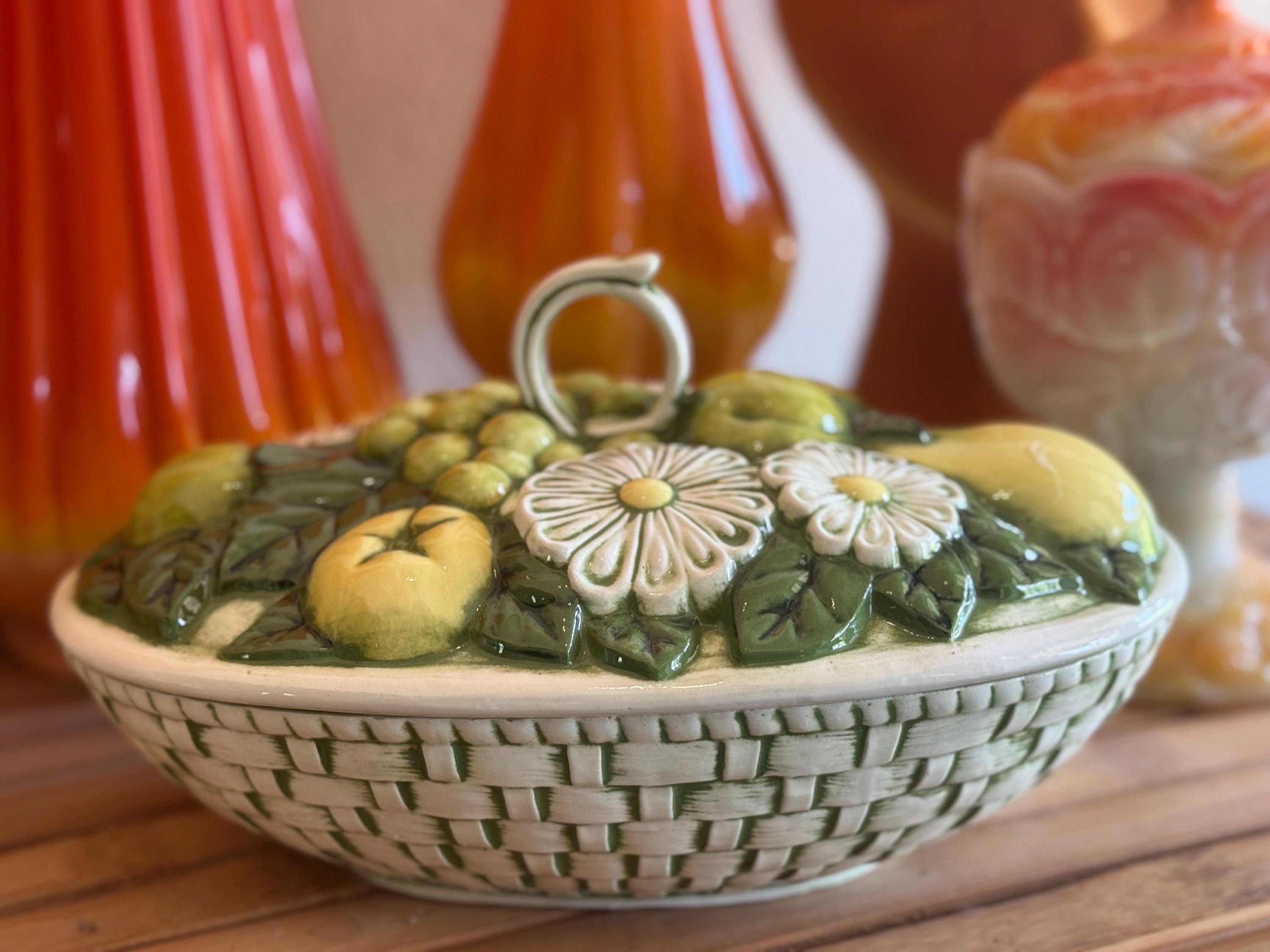 1960s Vintage Folk Art Pottery ウベダ IDEE 1960s Vintage Folk Art Pottery ウベダ IDEE 1960s Vintage