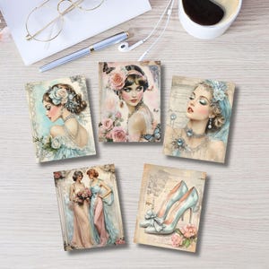 Elegantes Vintage Gruß-Karten-Set | Ideal für Hochzeiten, Geburtstage, Jubiläen, Dankesnotizen oder Einfach so