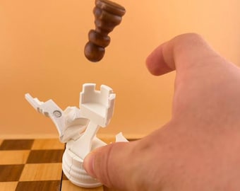 Catapult Chess Rook – Fun Chess Gift / Interactive Chess Piece