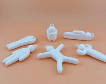 Meccha Chameleon Keychain | 3D Printed Hide and Seek Game Charm | Viral Steam Game Gift | Gaming Accessory