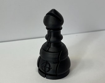 Duellierschach Bischof - Gefederte Kampffigur