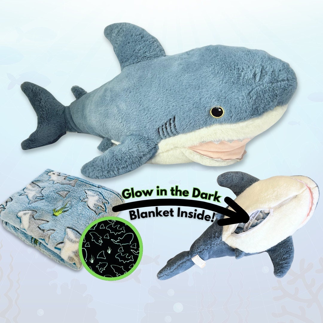 Plush Toy Fuzzy Wubble Shark Shark Stuffed Animals