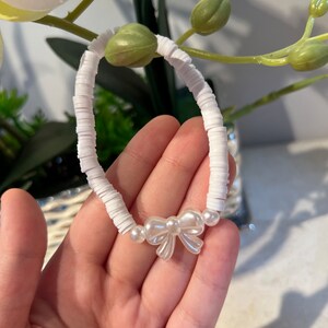 White bow bracelet!