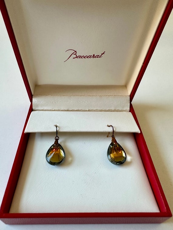 Baccarat Crystal Fleurs de Psydelic Earrings – Vin