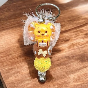 Winnie the Pooh Bag Charm - Disney Keychain | Kawaii Fan Accessory