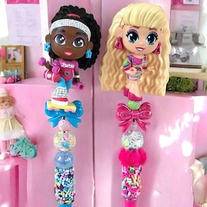 Canetas de contas da Barbie - Lindas em rosa e cheias de personalidade!
