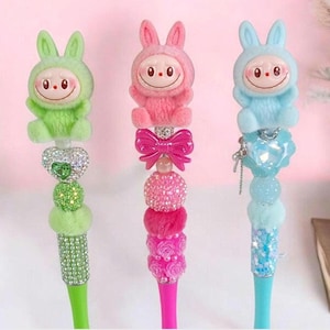 Labubu Beaded Pen: Handmade Collectible Kawaii Pen