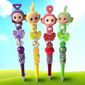Teletubbies Beaded Pens – Cute TV Character-Inspired Gift for Kids & 90s Fans