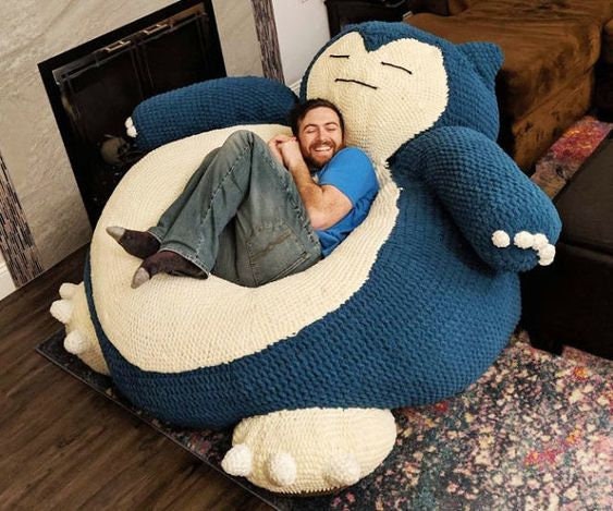 Lapras plush online giant bean bag