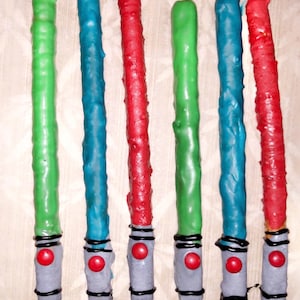 Star Wars Light Saber Chocolate Covered Pretzel Rods