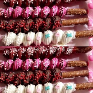 Chocolate Covered Pretzel Rods