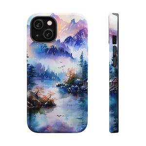 MagSafe Mountain Phone case for iPhone 13, iPhone 14, iPhone 15, Pro, Max, Plus, Pro Max