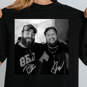 Jelly Roll e Post Malone - PNG, ótimo para sublimação, 300DPI