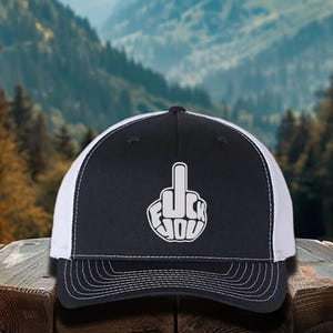 Embroidered Middle Finger Hat, F*ck you cap, Funny Hat