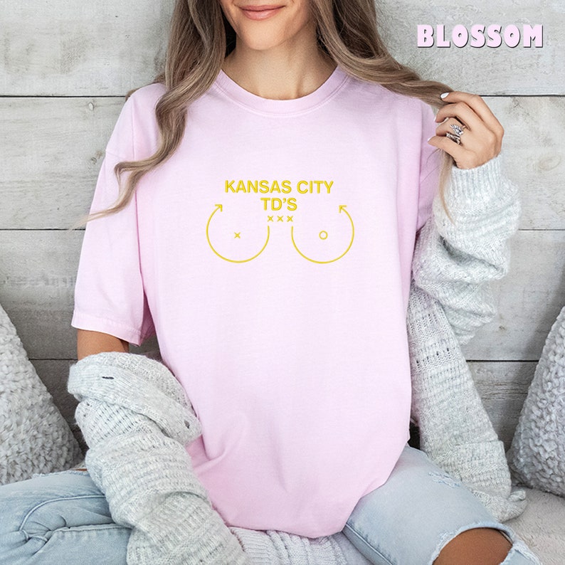 Embroidered Kansas City TD's Sweatshirt, Vintage Kansas City Shirt, Sunday Football, Funny Sweatshirt image 6