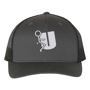 Embroidered F*ck You Richardson Trucker Hats, Offensive Hat, F*ck U Hat, Funny Trucker Cap