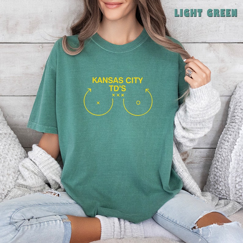 Embroidered Kansas City TD's Sweatshirt, Vintage Kansas City Shirt, Sunday Football, Funny Sweatshirt image 2
