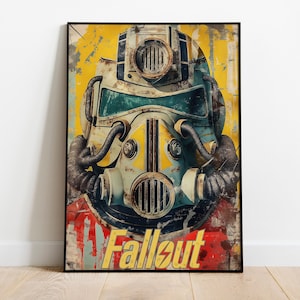 Fallout Poster Art: Wasteland Game Room Decor