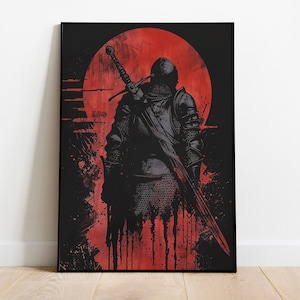 Elden Ring Poster Art: Dark Souls Inspired Wall Decor (Digital Art)