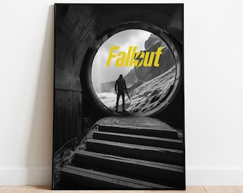 Fallout Poster Art: Wasteland Gaming Room Decor