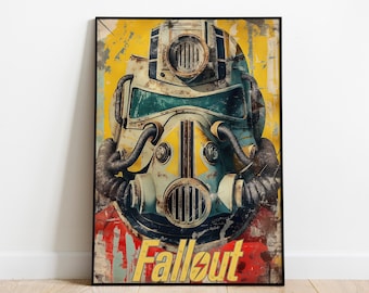 Fallout Poster Art: Wasteland Game Room Decor