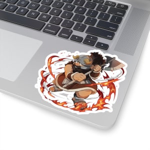Senshi With Axe Sticker - Delicious in Dungeon, Dungeon Meshi Sticker