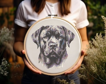 Cane Corso - Korsstygnsmönster - Hund - Broderi - Digital nedladdning - PDF-guide
