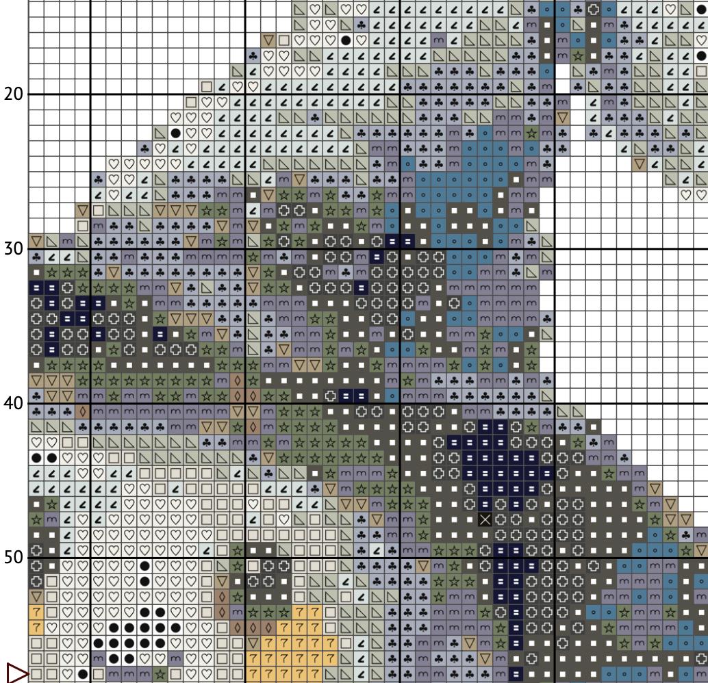 Ghost - Cross Stitch Pattern - Halloween - Spooky - Embroidery ...