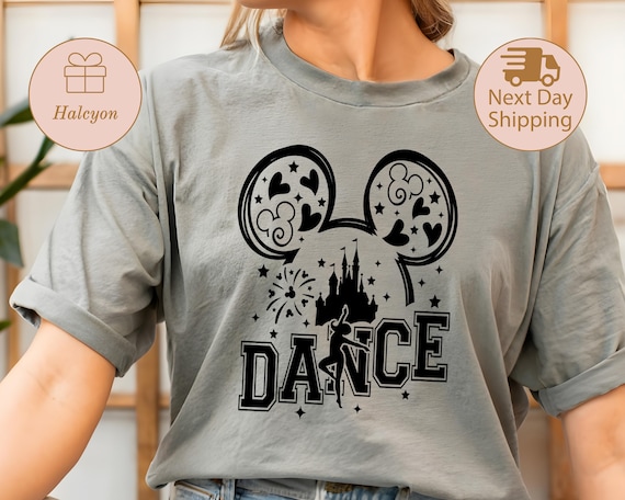 Comfort Colors® Mickey Mouse Dance Shirt, Dancer Sweatshirt, Dancing Hoodie, Gift For Dancer, Disney Dancing Gifts, Dance Teacher gift