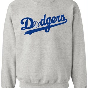 Dodgers Crewneck, LA Dodgers Crewneck, Dodgers Baseball Crewneck, Women’s Dodgers Crewneck, Dodgers Heart Crewneck