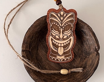 Désodorisant pour voiture-Tiki-Rétro-Accessoire pour rétroviseur-Tiki des deux côtés