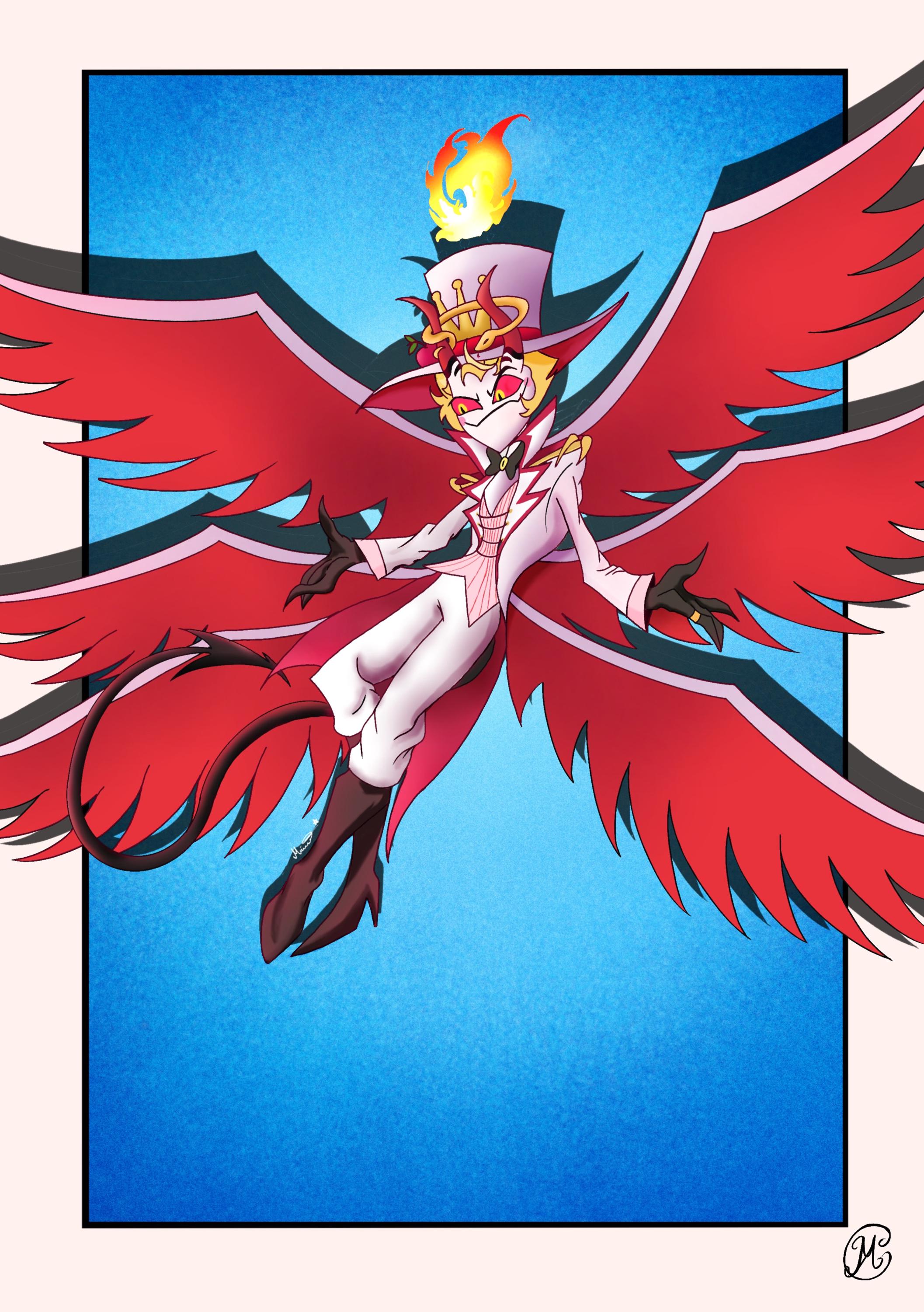Hazbin Hotel: Vox Populi / Lucifer Morningstar Print to Go With