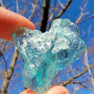 Afghaanse Andara. Turkooisblauw met witte kristallen. Etheriumoase Andara.  14 gram