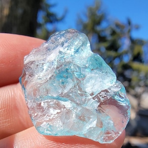 Afghaanse Andara. Turkooisblauw met witte kristallen. Etheriumoase Andara.  4,5 gram
