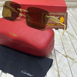 Cartier rimless glasses - Etsy 日本