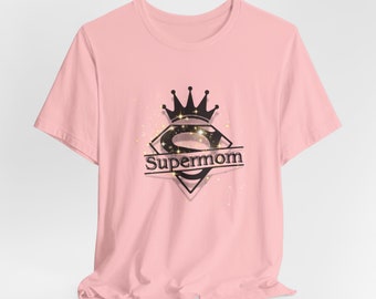 Supermom, Supermom T-shirt, Mothers day, mothers day gift, mothers day gift idea, t-shirt for mom, moms t-shirt, Short Sleeve Tee