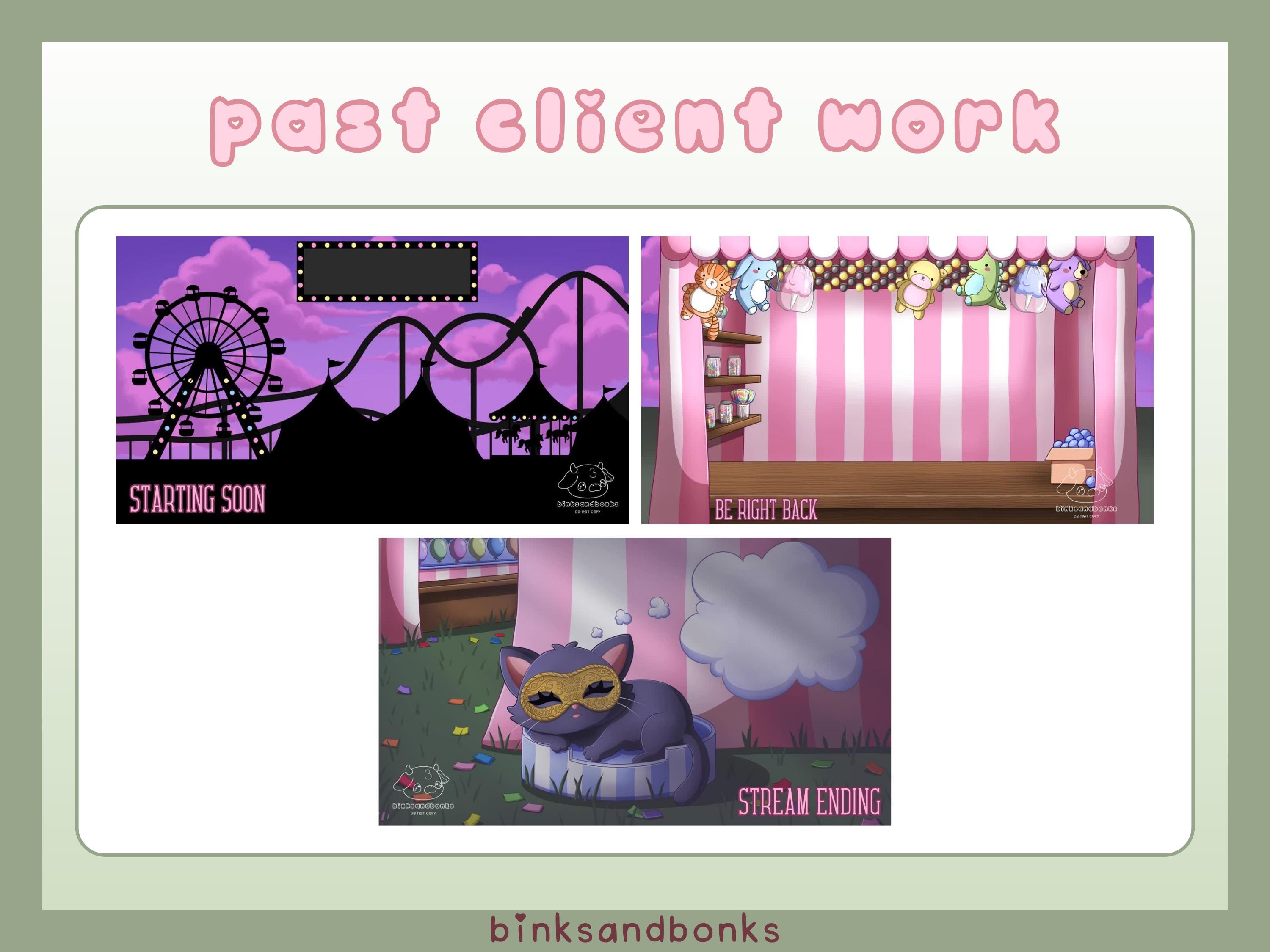 Custom Animated Stream Scenes | Graphics for Twitch, Youtube, Kick ...