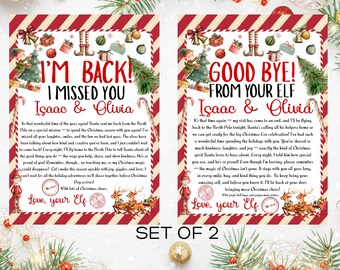Elf Arrival Letter, First time Elf Arrival Letter, Elf Letter, Elf Goodbye Letter, Elf Hello Christmas Letter, Canva