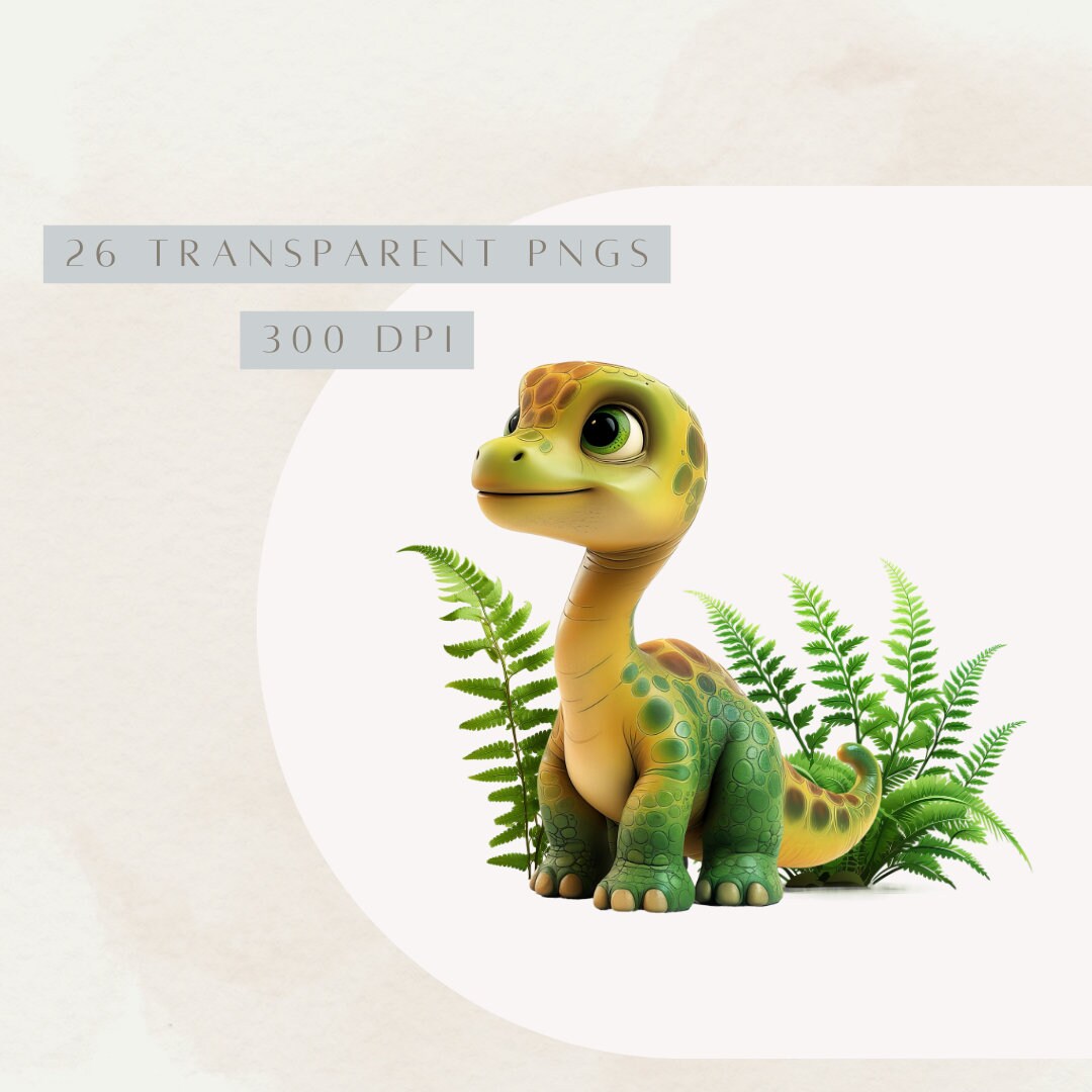 Baby Dinosaurs Clipart Pack, Transparent Png Clip Art, Animated ...