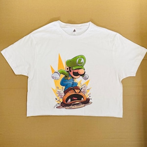 Mario Crop Top - Etsy