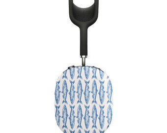 Sardines AirPod Max Case Marine Life AirPods Max Cover Coastal Girl Headphones Cover Summer Airpod Max Case Girly Airpod Case