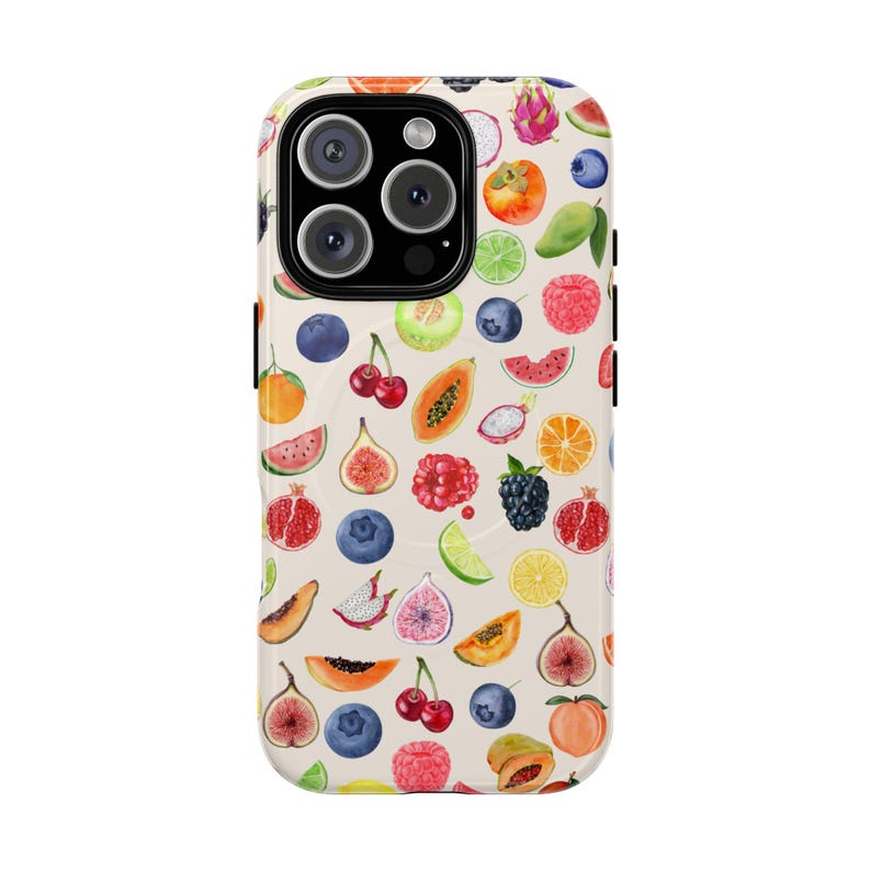 Fruit Pattern MagSafe Compatible Phone Case image 3