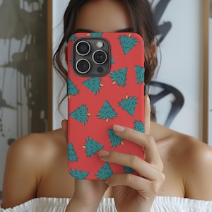 Christmas Phone Case Xmas Winter Phone Cover Holiday Gift Cute Iphone 15 14 13 12 11 Case Pixel Samsung Phone Case Cute Winter Tough Cases