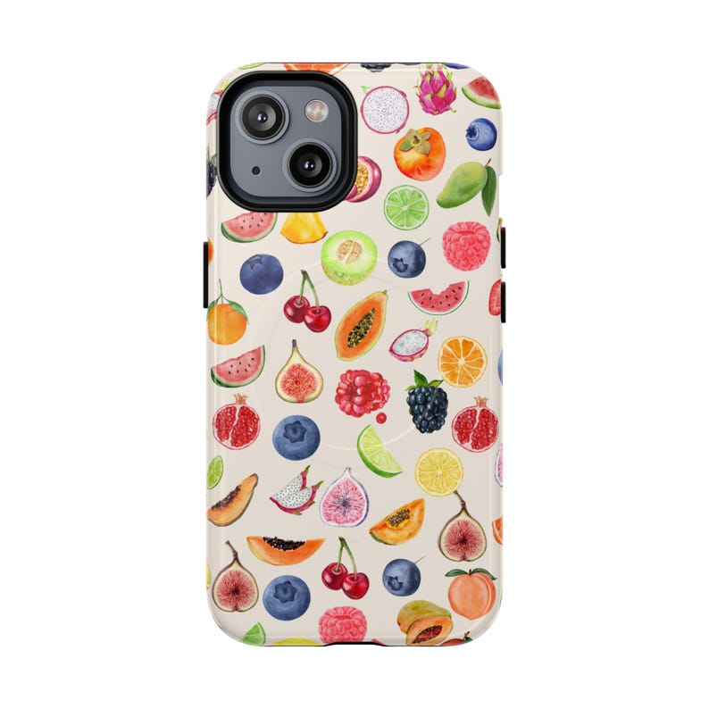 Fruit Pattern MagSafe Compatible Phone Case image 7