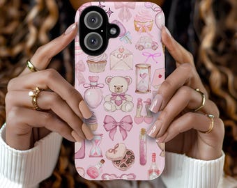Coquette Pink Phone Case: Girly Protective Cover