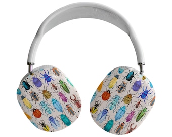 Bugs AirPod Max Case Insects AirPods Max Cover Cute Headphone Cover Insect Lover Gift Airpod Max Accessory Bug Print Protective Shell Case