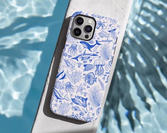 Coral Reef Phone Case: Marine Sea Creatures Tough Cover